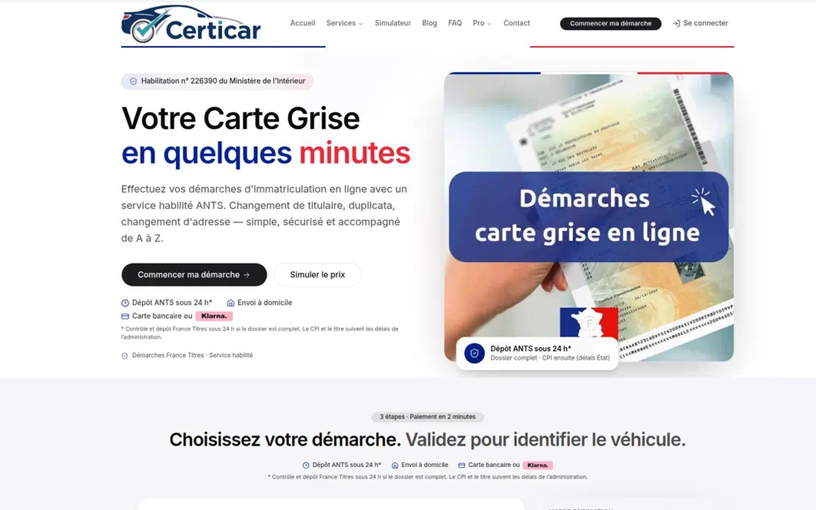 Aperçu — Certicar — carte grise en ligne